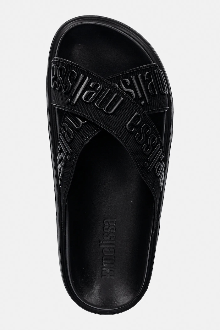 Παντόφλες Melissa MELISSA CROSS M LOVER PLATFORM AD μαύρο M.37368.BN653