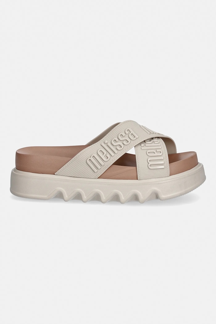 Παντόφλες Melissa MELISSA CROSS M LOVER PLATFORM AD M.37368.BS186 μπεζ SS26