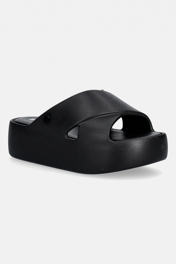 Παντόφλες Melissa MELISSA FREE PLATFORM CABEDAL X AD ίσια πλατφόρμα μαύρο M.37857.BO543