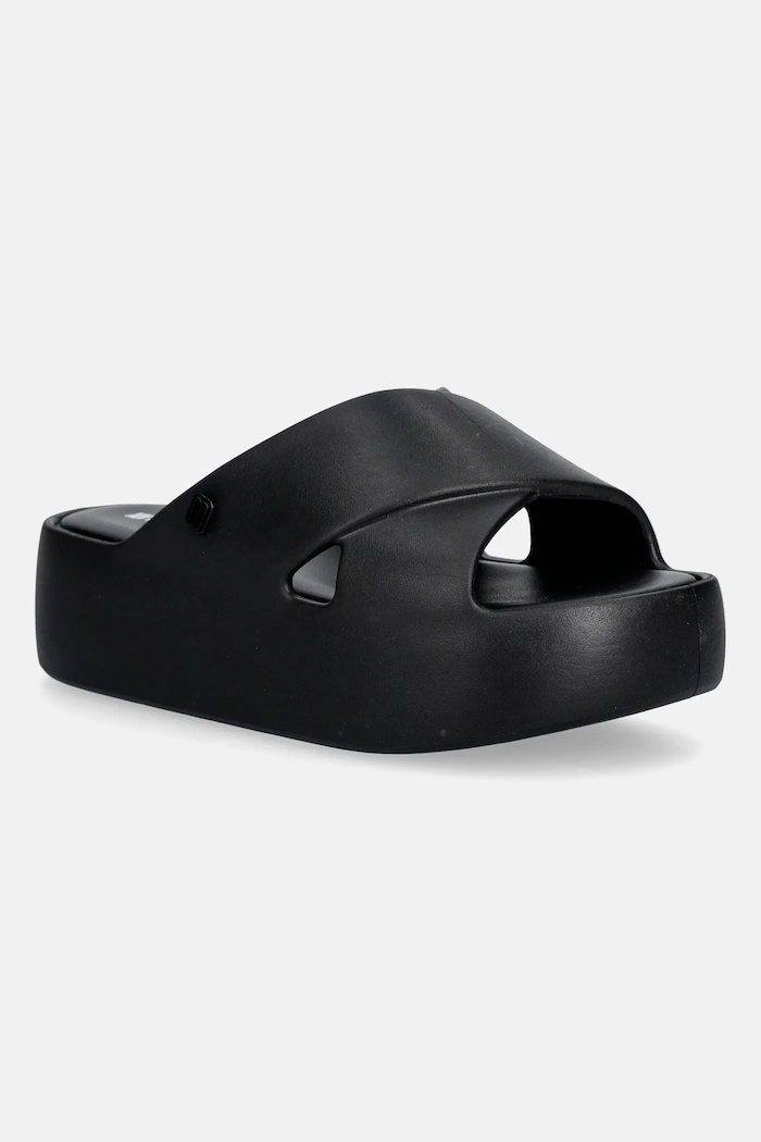 Παντόφλες Melissa MELISSA FREE PLATFORM CABEDAL X AD ίσια πλατφόρμα μαύρο M.37857.BO543