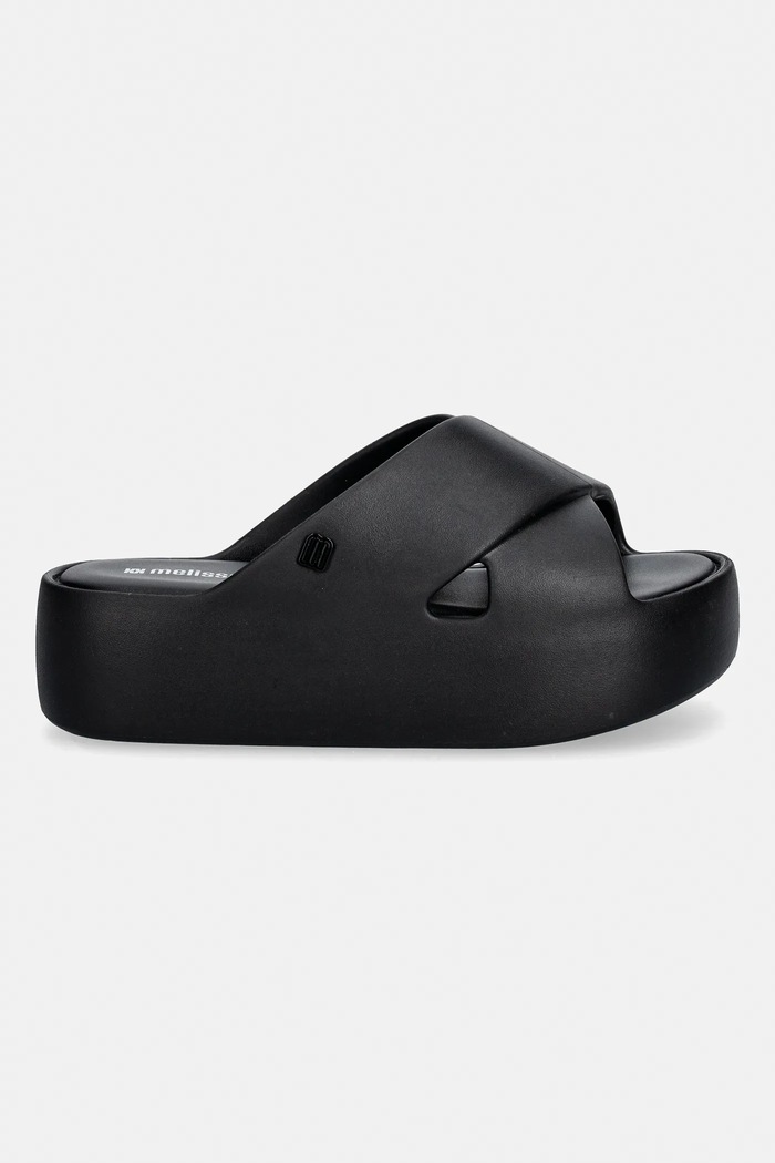 Παντόφλες Melissa MELISSA FREE PLATFORM CABEDAL X AD M.37857.BO543 μαύρο SS26