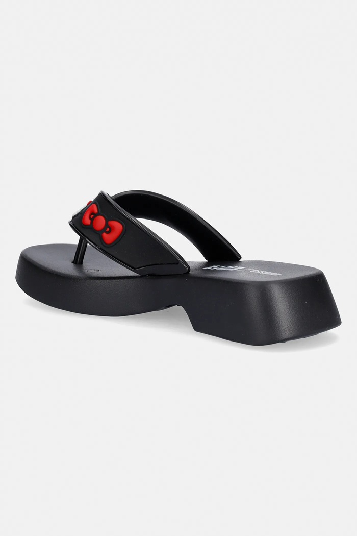Παπούτσια Σαγιονάρες Melissa MELISSA FLATFORM + HELLO KITTY AND M.37992.BT630 μαύρο