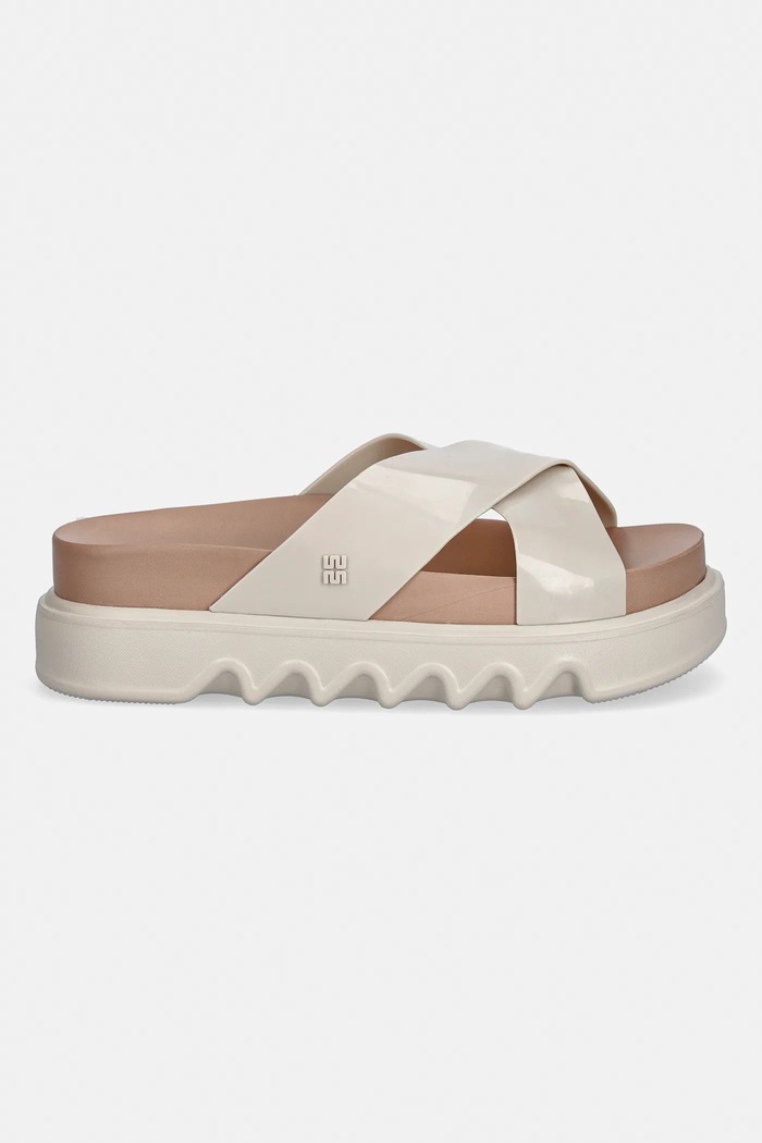 Παντόφλες Melissa MELISSA COZY CROSS PLATFORM AD M.38073.BU396 μπεζ SS26