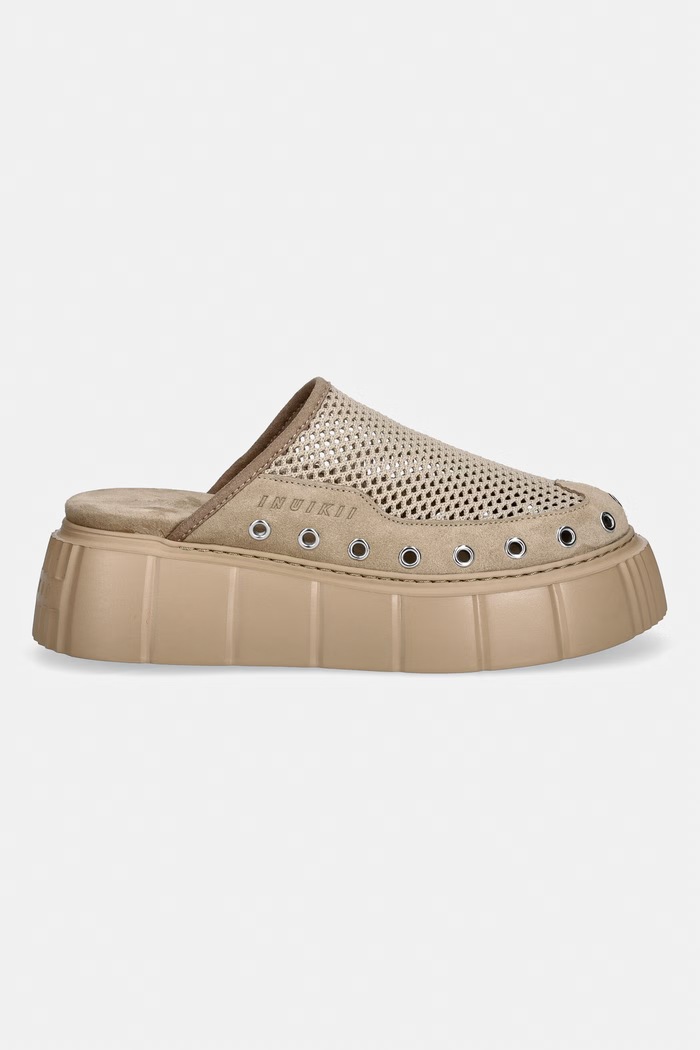 Inuikii dámske šľapky Matilda Mule Net 1014.017.0011.250 béžová SS26