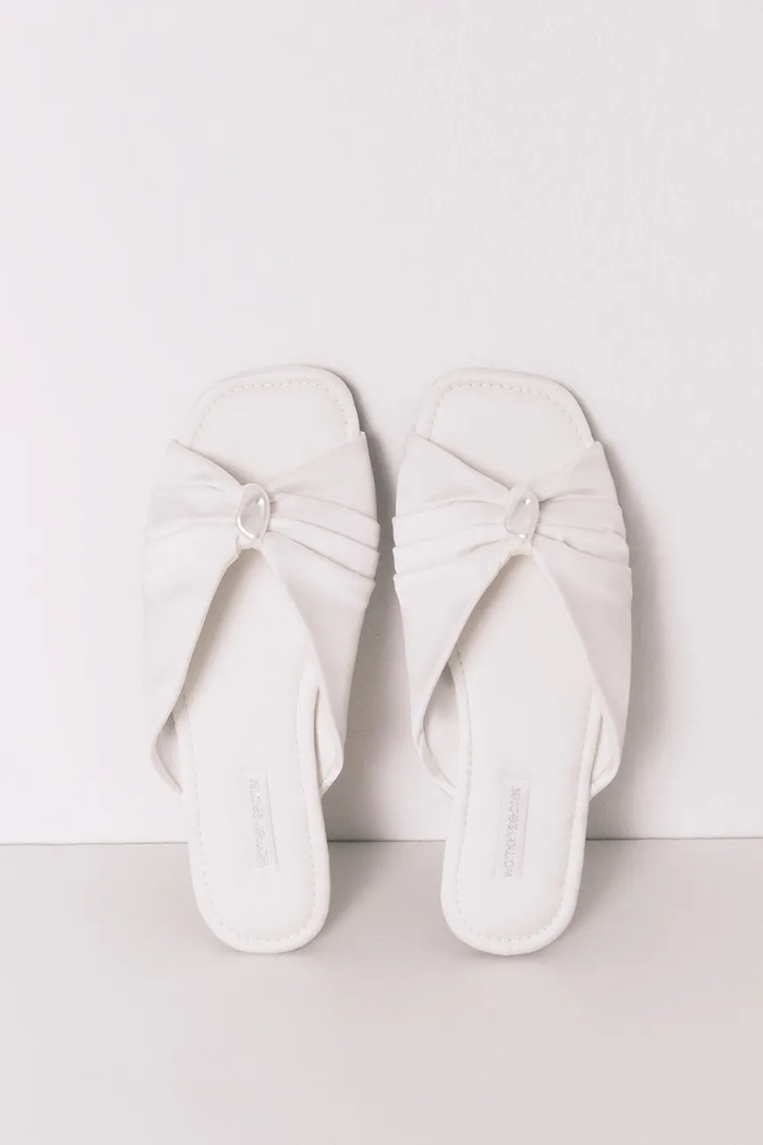 Šľapky women'secret SB WHITE SLPRS textilný biela 4993689
