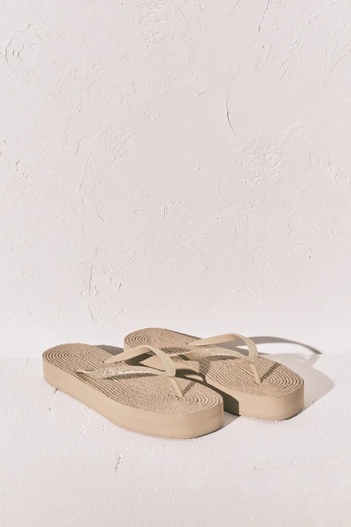 women'secret šľapky espadrilkové dámske BLACK&WHITE béžová 5163227