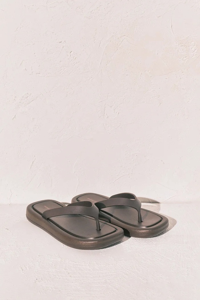 Women'secret klapki damskie SI FLIP FLOP CHOCOLAT 5163228 brązowy SS26