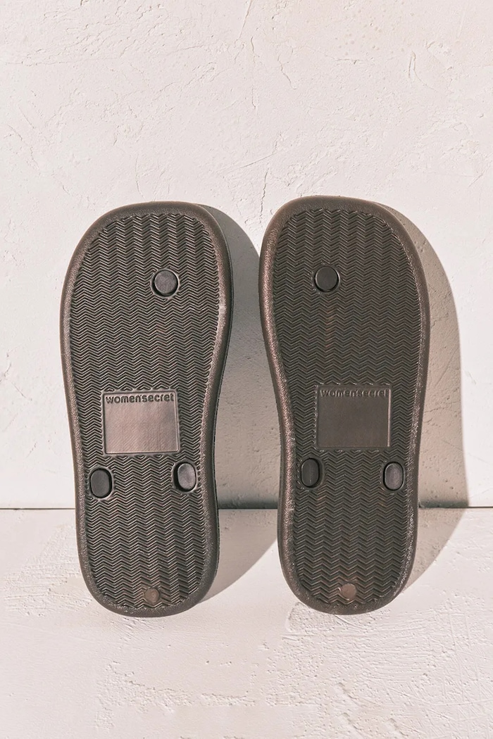 Women'secret klapki damskie SI FLIP FLOP CHOCOLAT 5163228 brązowy