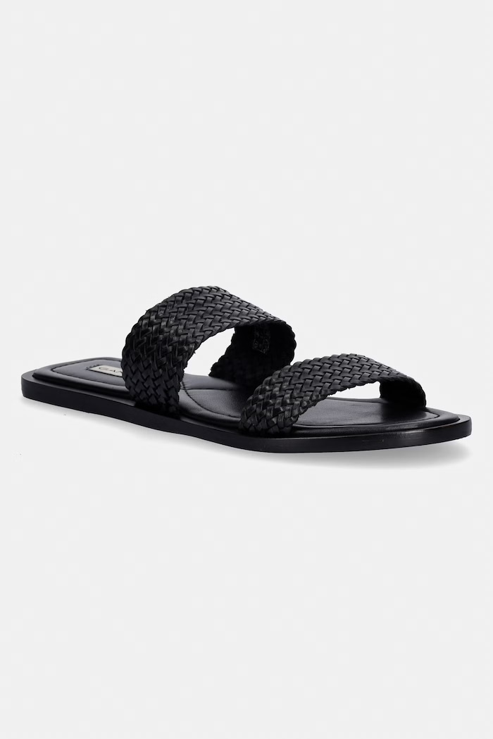 Gant papuci pentru femei, din piele Sunlaz negru 32561260.G00