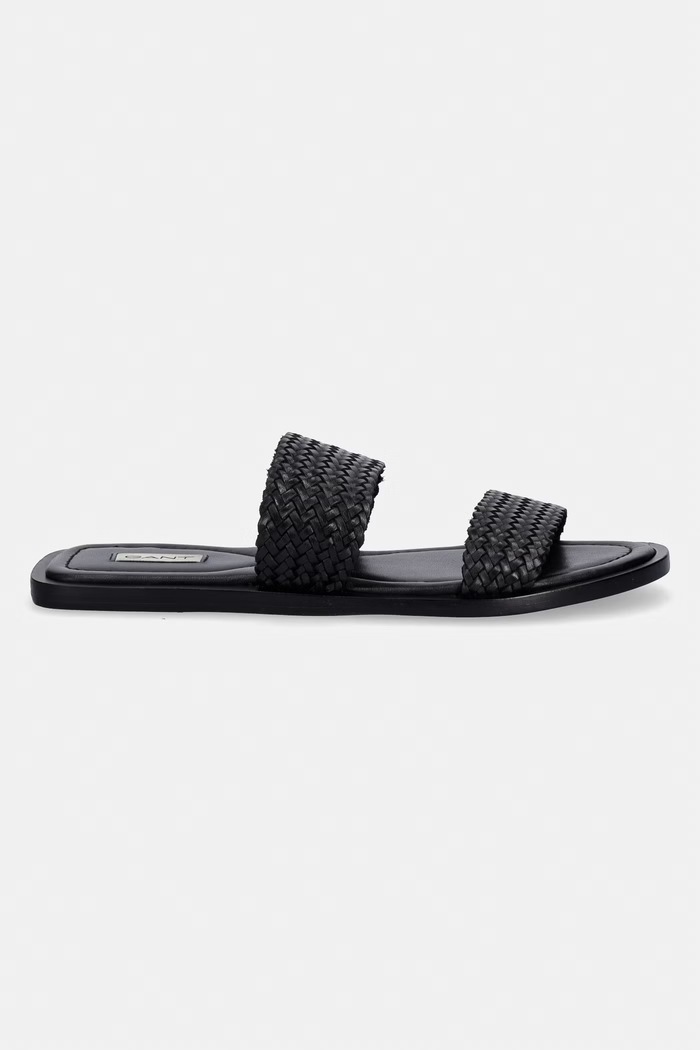 Gant papuci pentru femei, din piele Sunlaz 32561260.G00 negru SS26