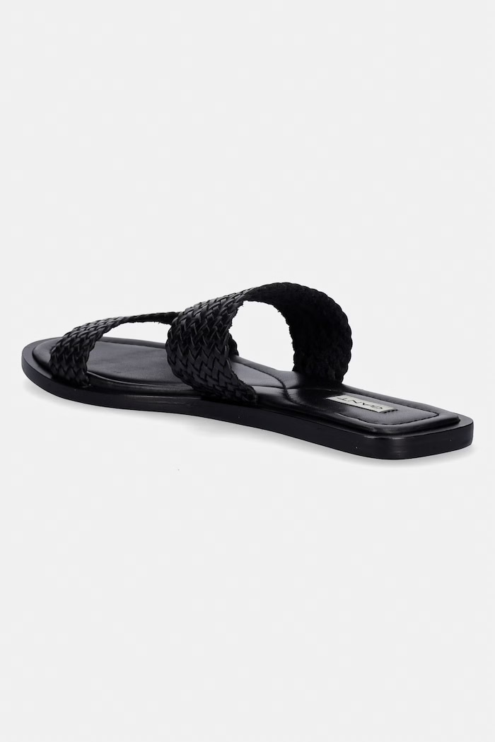 Încălțăminte Gant papuci pentru femei, din piele Sunlaz 32561260.G00 negru