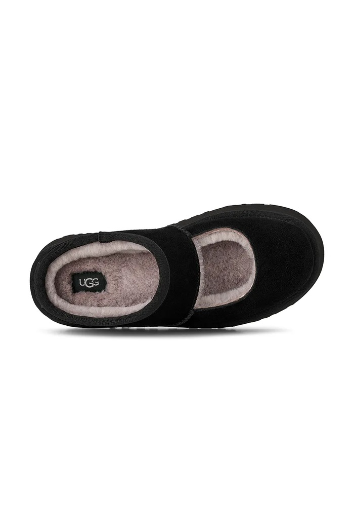 Велурени чехли UGG W Bea Mary Jane черен 1167612.BLK