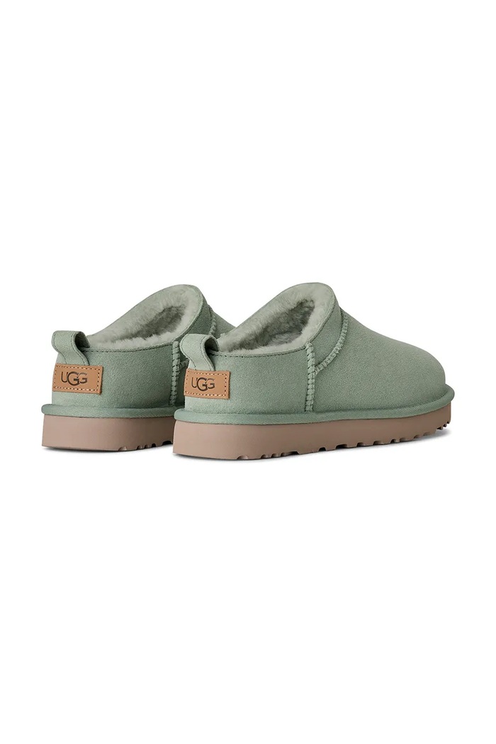 Obuv Semišové papuče UGG W Classic Micro 1173891.ART tyrkysová