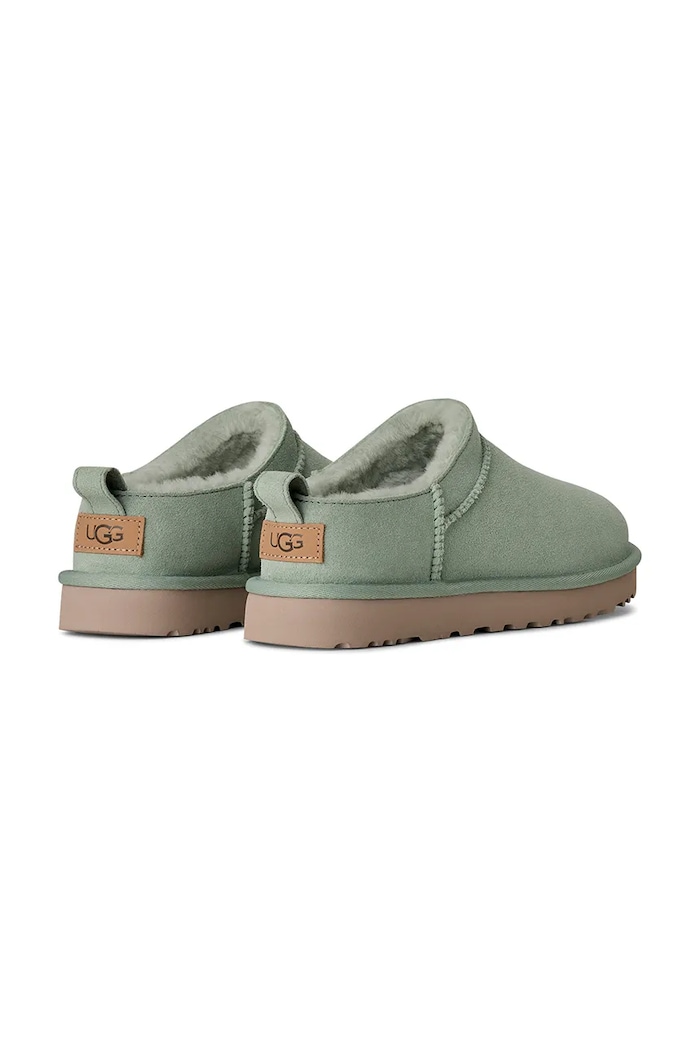 Obuv Semišové papuče UGG W Classic Micro 1173891.ART tyrkysová