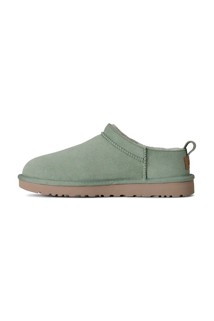 Semišové papuče UGG W Classic Micro tyrkysová 1173891.ART