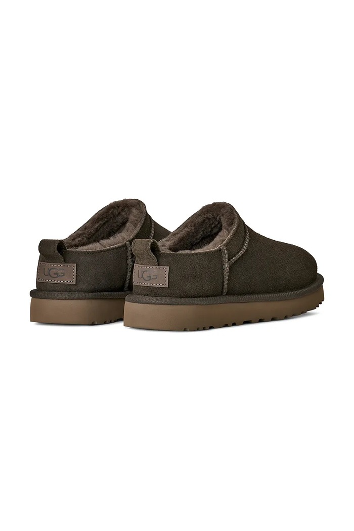 Boty Semišové papuče UGG W Classic Micro 1173891.DNSS hnědá