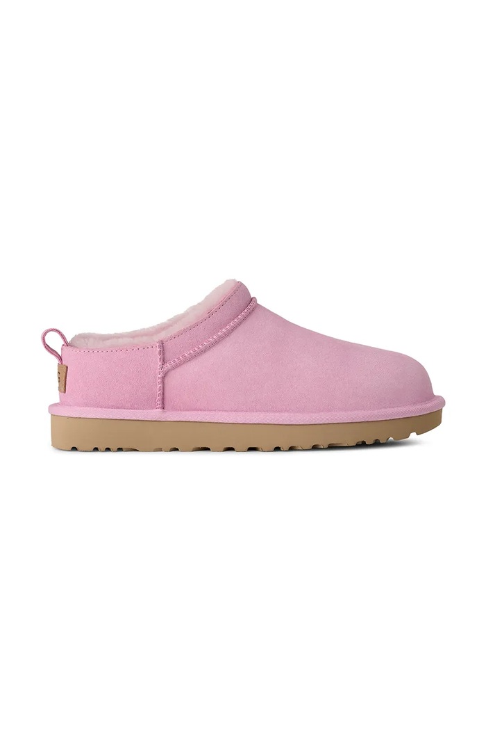 Παντόφλες σουέτ UGG W Classic Micro loungewear ροζ 1173891.PKD