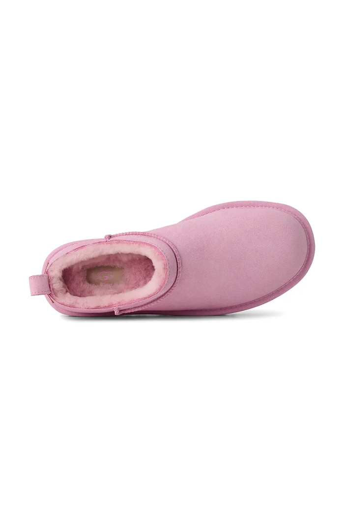 Παντόφλες σουέτ UGG W Classic Micro 1173891.PKD ροζ