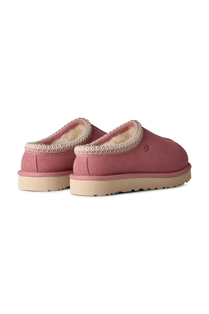 Încălțăminte UGG papuci din piele întoarsă W Tasman II 1174470.HNPN roz