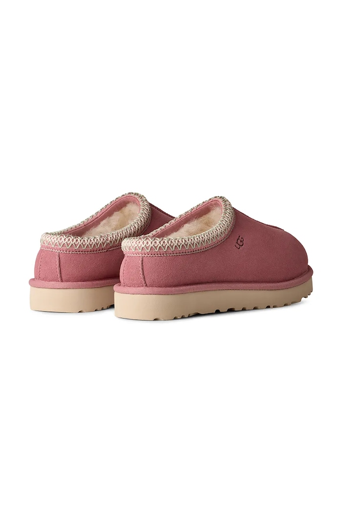 Încălțăminte UGG papuci din piele întoarsă W Tasman II 1174470.HNPN roz