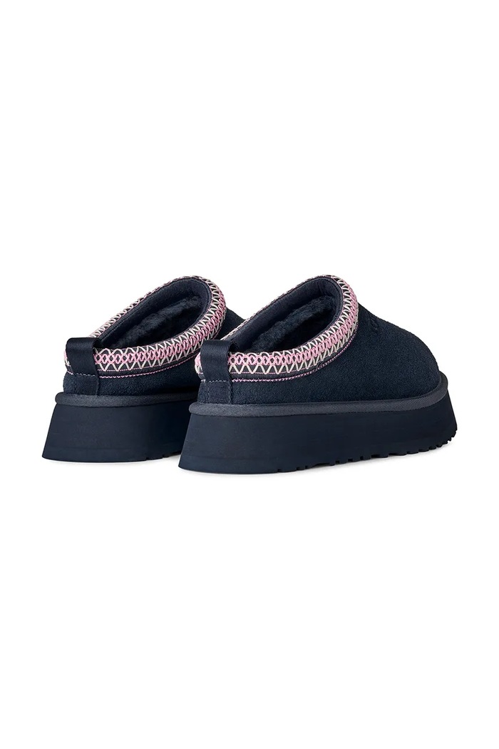 Obuwie UGG kapcie zamszowe W Tazz II 1174471.DKN granatowy