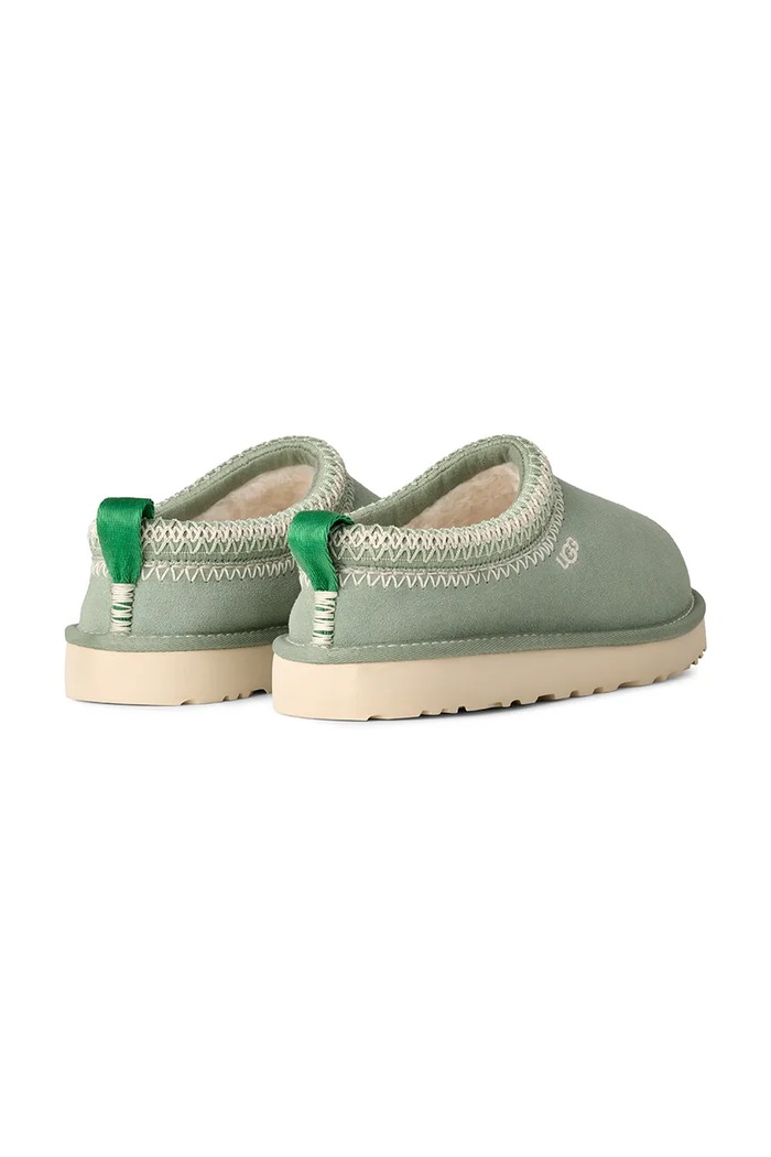 Încălțăminte UGG papuci din piele întoarsă W Tasman Meadow Accent 1175184.ART turcoaz