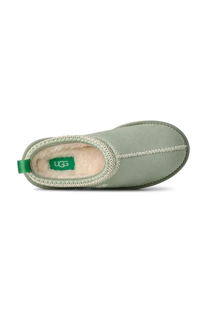 UGG papuci din piele întoarsă W Tasman Meadow Accent 1175184.ART turcoaz