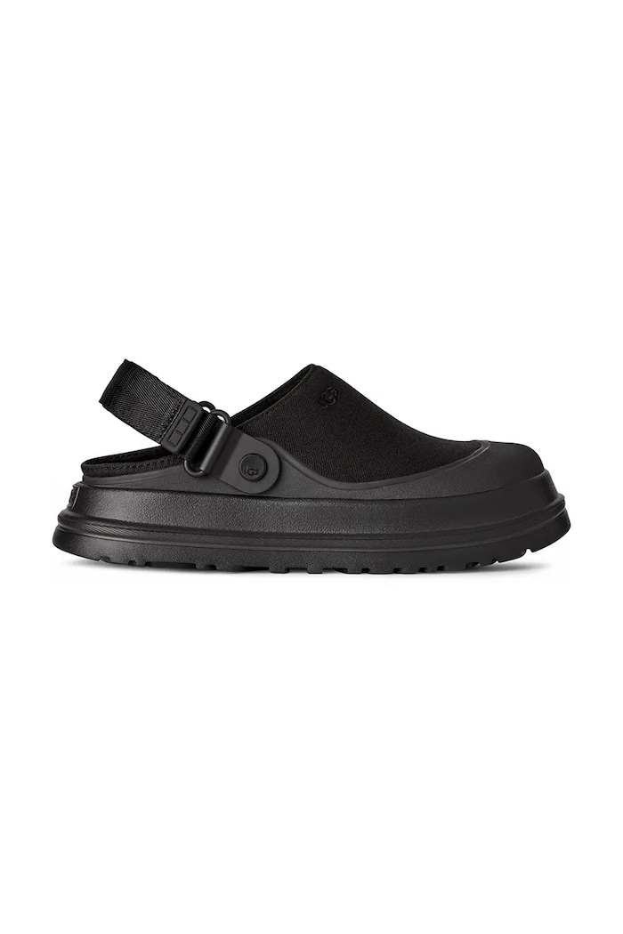 Pantofle UGG W Goldenglow Canvas Clog bez podpatku černá 1175295.BLK