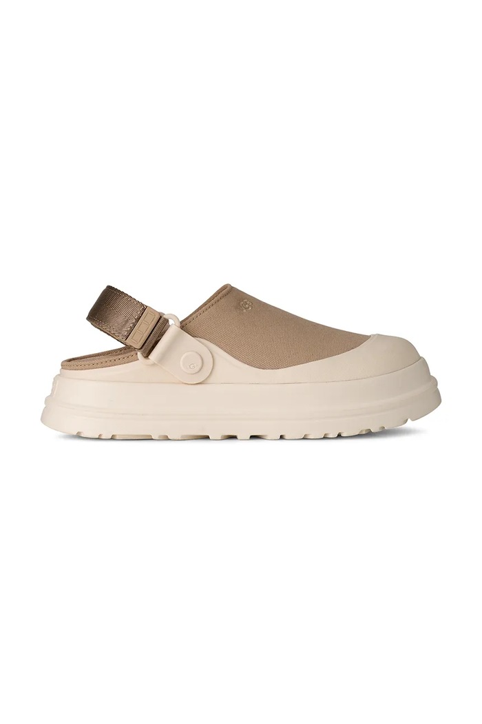 UGG papucs W Goldenglow Canvas Clog textil bézs 1175295.MDSD