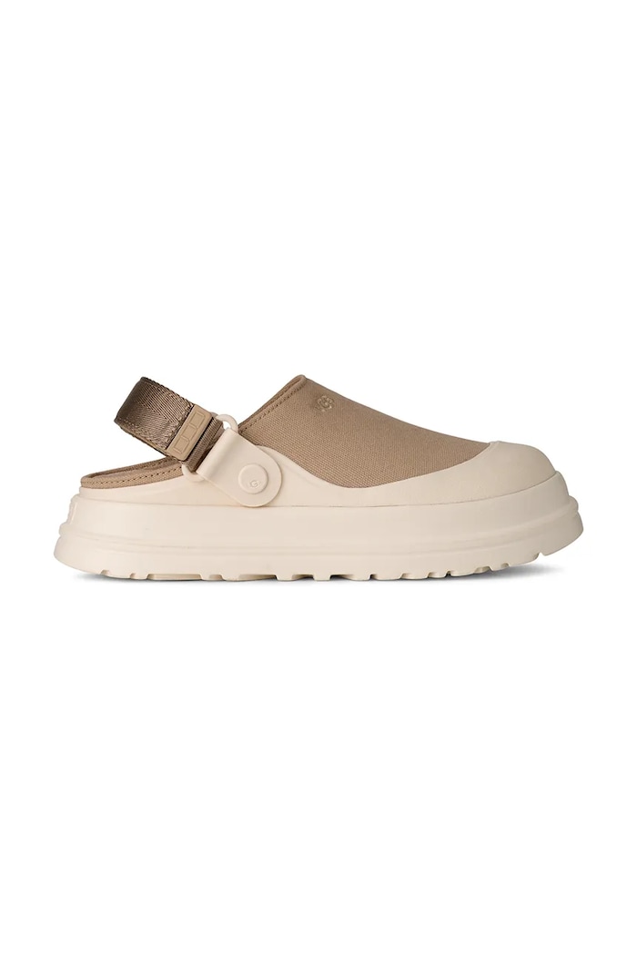 UGG papucs W Goldenglow Canvas Clog textil bézs 1175295.MDSD