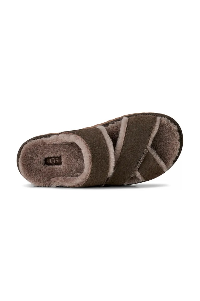 Natikači iz semiša UGG W Greenport Cross Strap Slide 1178470.DNSS rjava