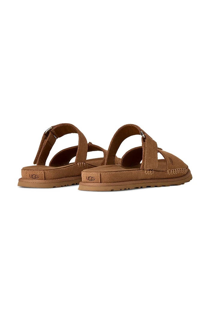 Boty Semišové pantofle UGG W Goldengaze Slide 1178590.CHE hnědá