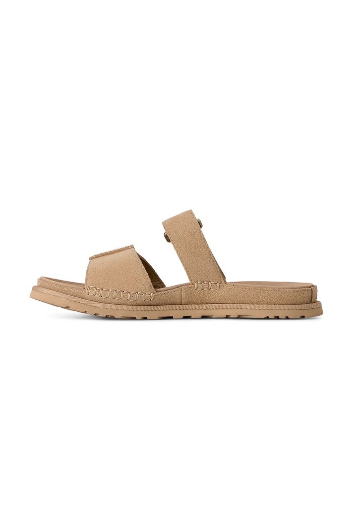 Παντόφλες σουέτ UGG W Goldengaze Slide μπεζ 1178590.MDSD