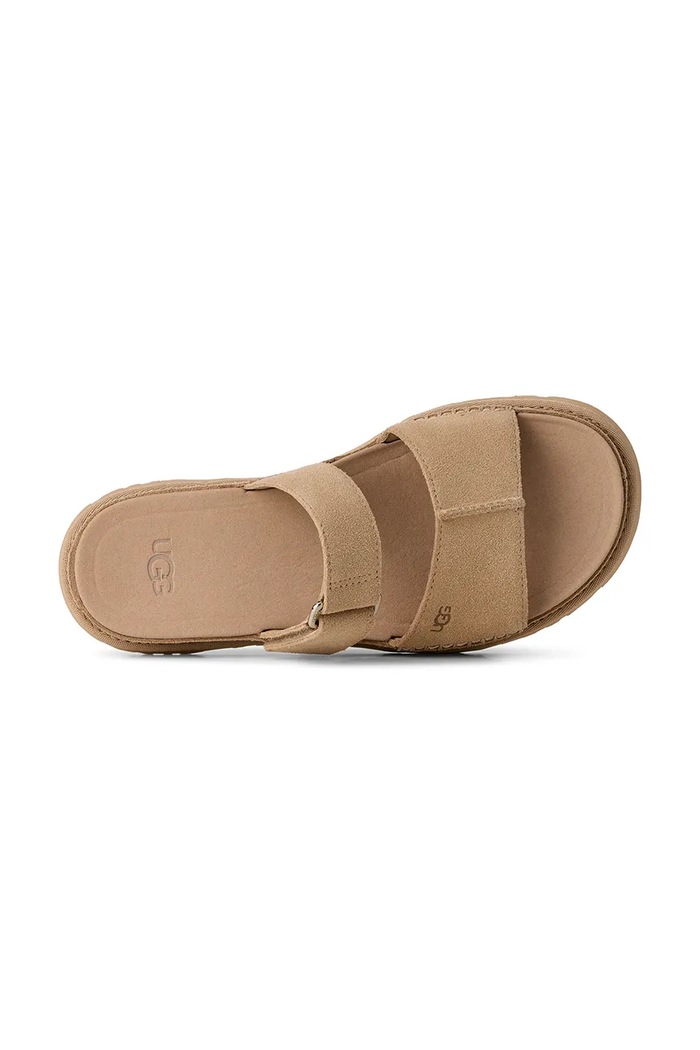 Παντόφλες σουέτ UGG W Goldengaze Slide 1178590.MDSD μπεζ
