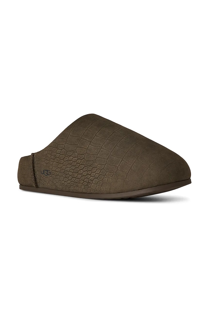 Papuče od nubuka UGG W Elea Embossed Slip-On 1178610.DNSS zelena SS26