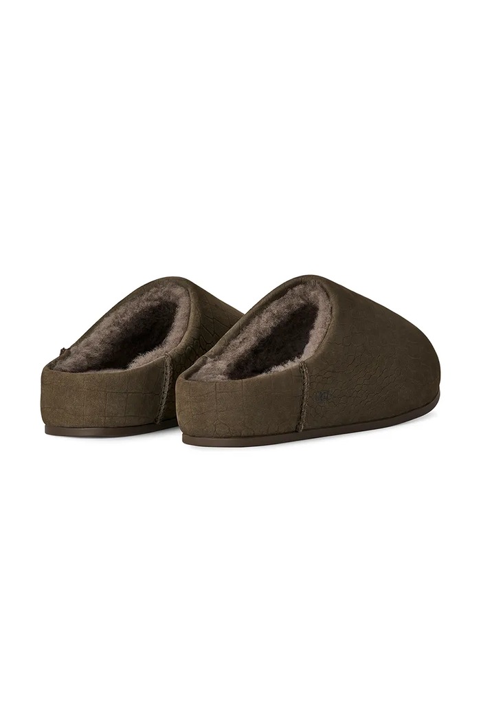Obuća Papuče od nubuka UGG W Elea Embossed Slip-On 1178610.DNSS zelena