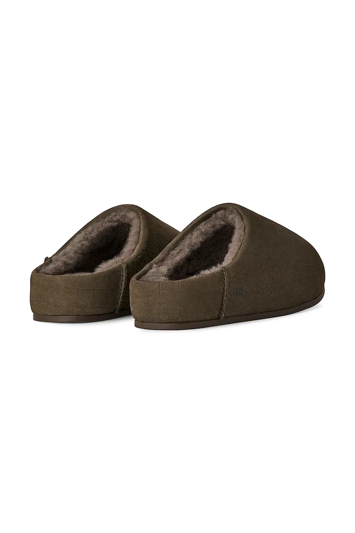 Obuća Papuče od nubuka UGG W Elea Embossed Slip-On 1178610.DNSS zelena