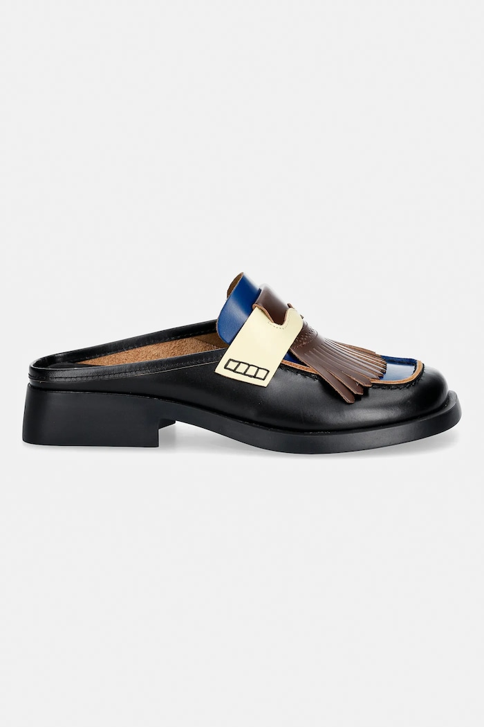 Încălțăminte Camper șlapi de piele TWS K201890.002 negru
