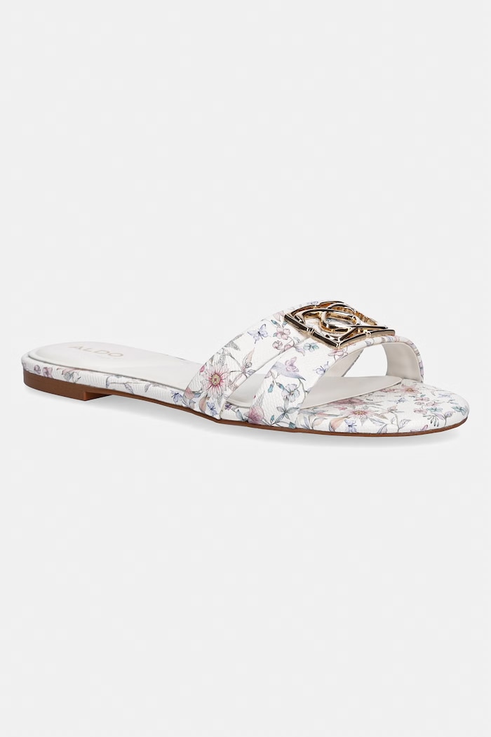 Aldo papuci SUNRAY imitatie de piele alb 14193781.SUNRAY
