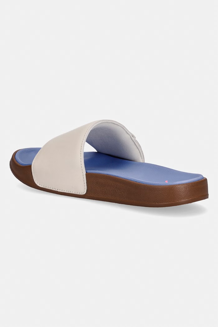 Încălțăminte Puma papuci pentru femei, din piele Leadcat 2.0 404838 albastru