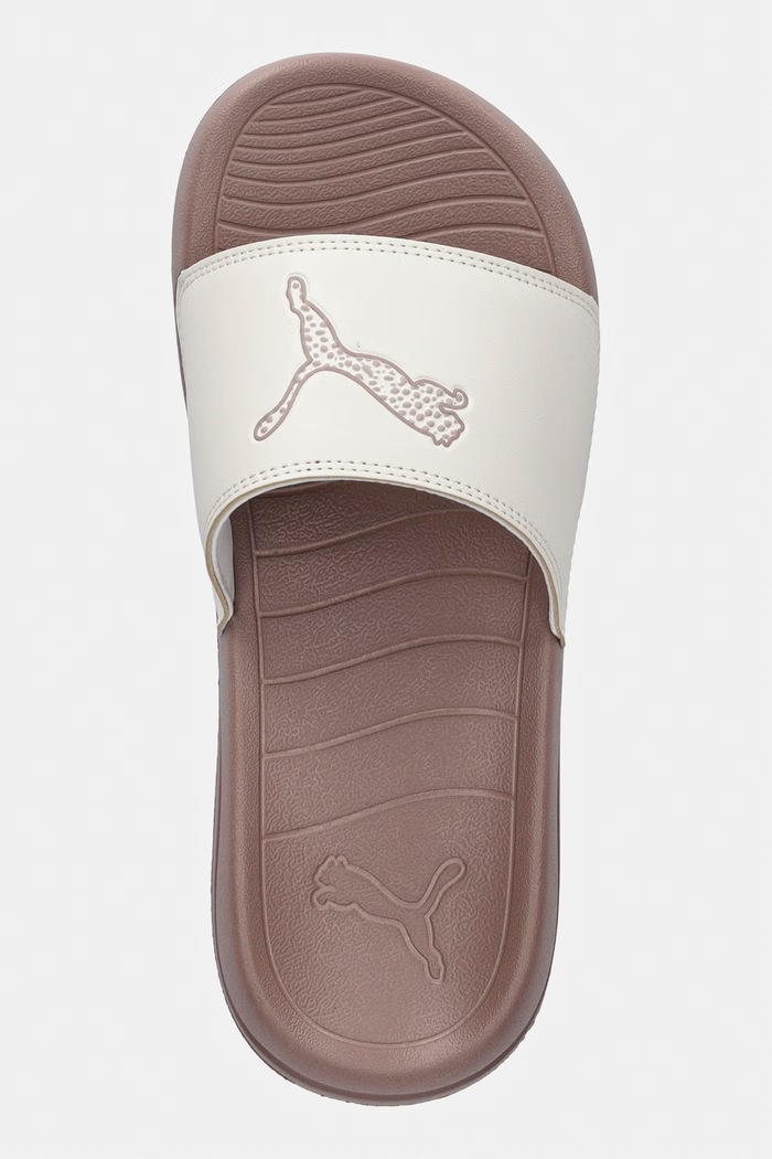 Puma dámske šľapky na bazén Popcat 20 Topcat hnedá 404855
