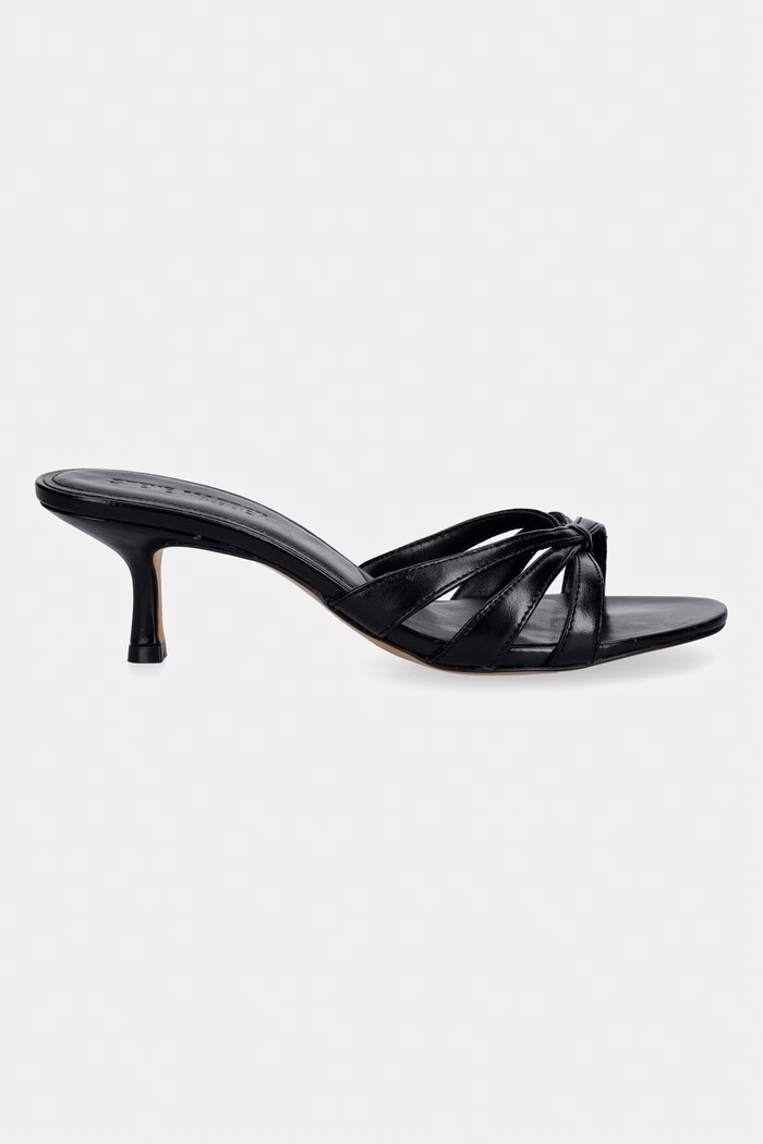 Steve Madden ciabatte slide in pelle Cary 11003878.017 nero SS26