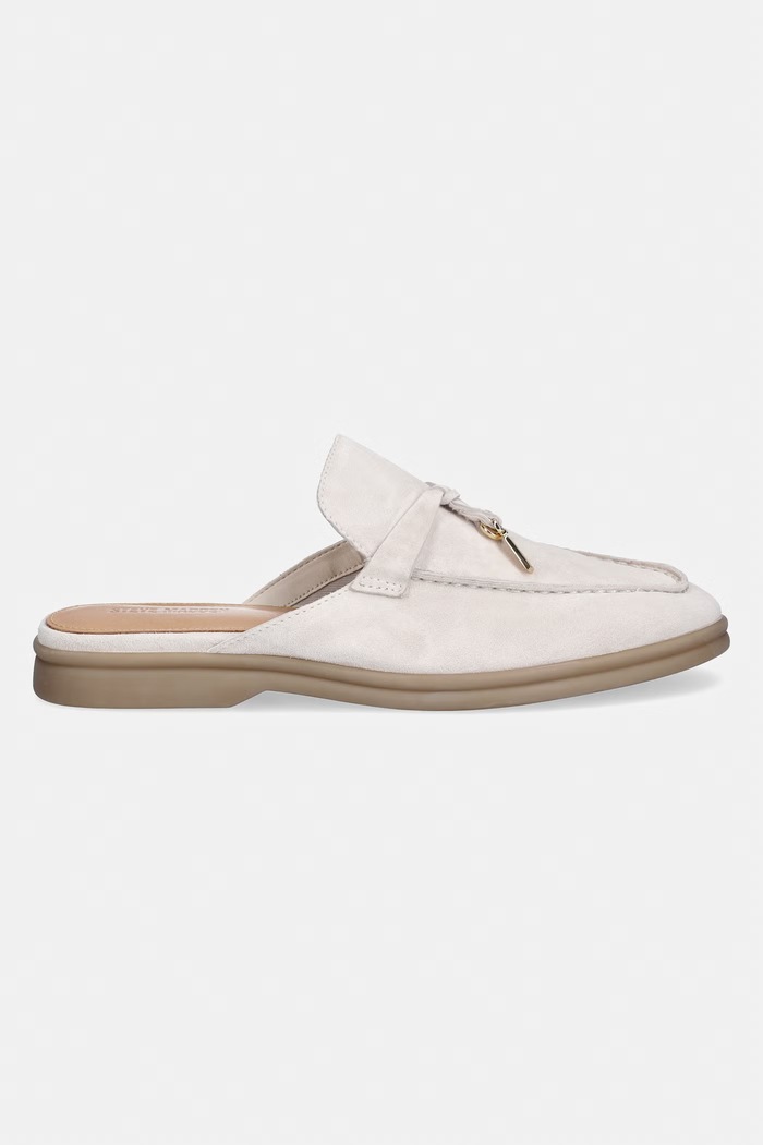 Steve Madden papuci din piele Patrizia 11003910.295 bej SS26