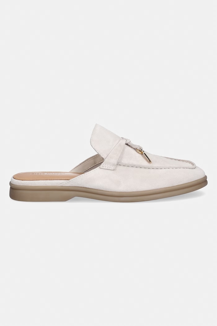 Steve Madden papuci din piele Patrizia 11003910.295 bej SS26