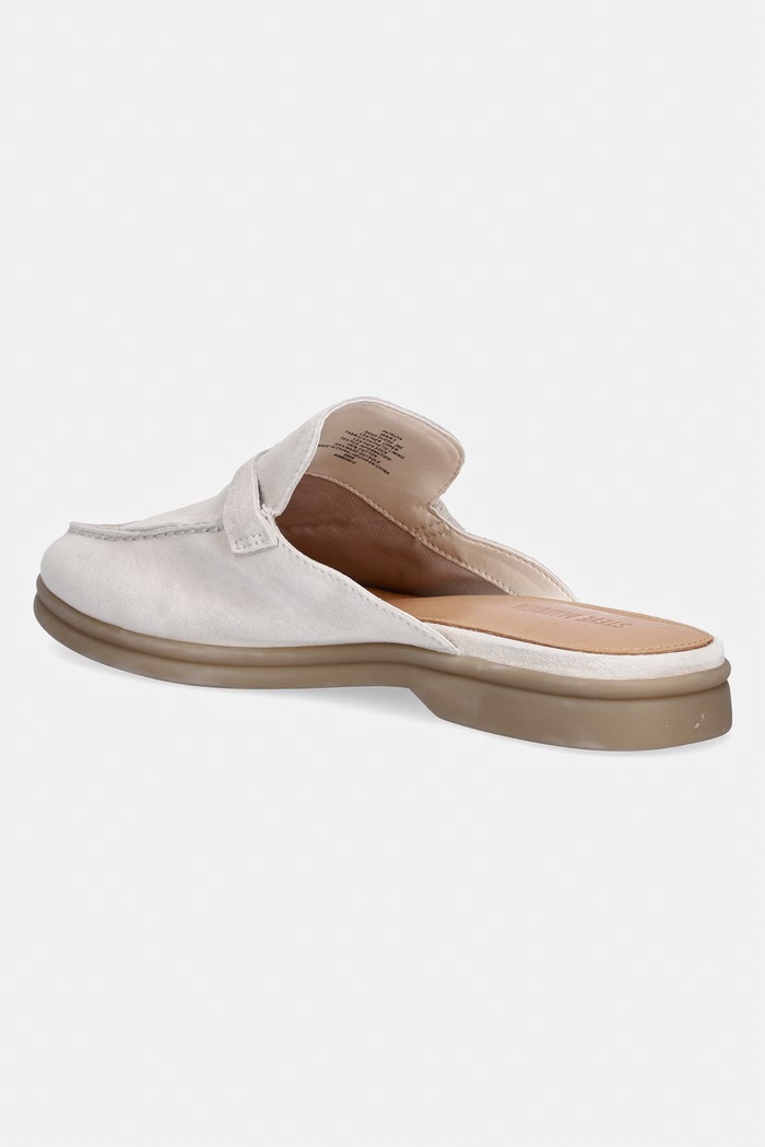 Încălțăminte Steve Madden papuci din piele Patrizia 11003910.295 bej