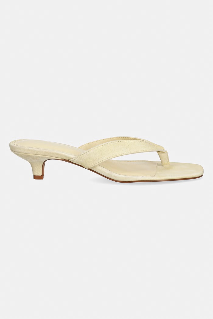Semišové žabky Steve Madden Tracie 11004731.705 žlutá SS26