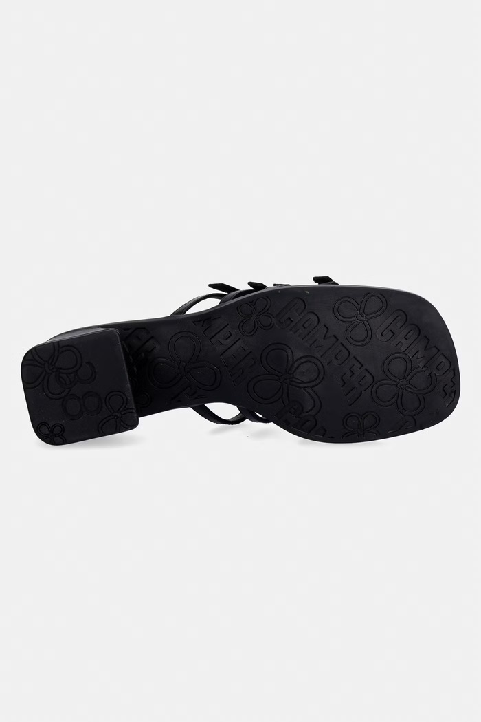 Camper šľapky dámske kožené Kora Sandal K201911.001 čierna