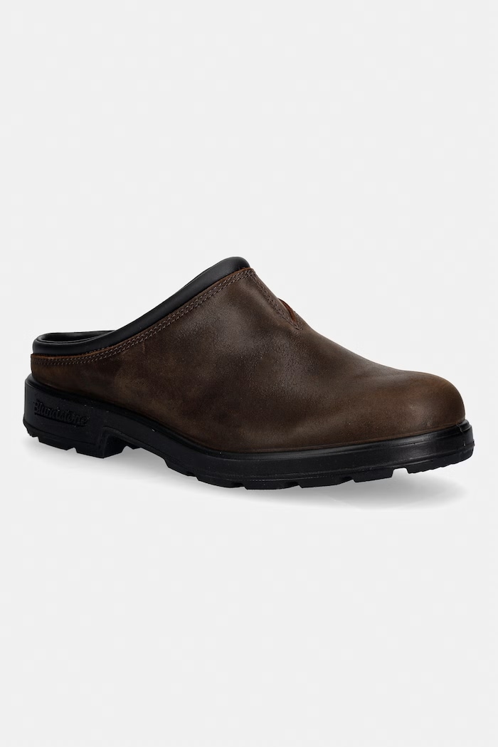 Blundstone klapki nubukowe 2421 5-8 cm brązowy 2421.Antique.Brown