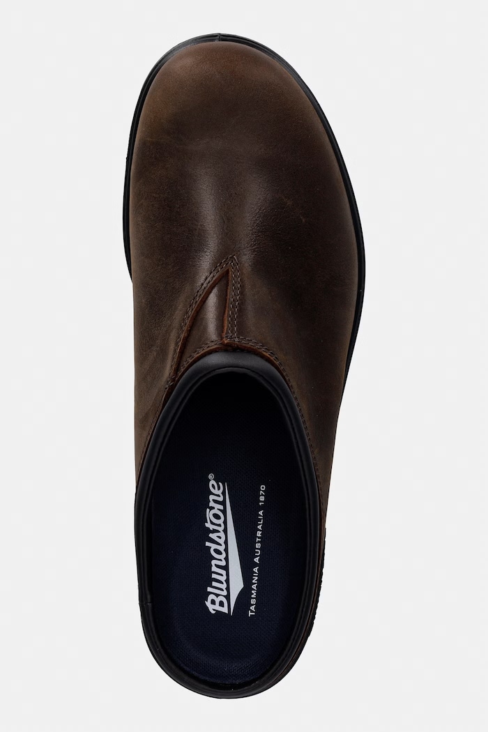Blundstone klapki nubukowe 2421 brązowy 2421.Antique.Brown