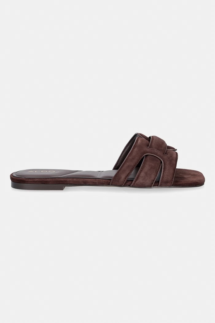Aldo papuci piele întoarsă ELENARIA 14298839 maro SS26